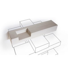 Mensola Concrete Minottiitalia