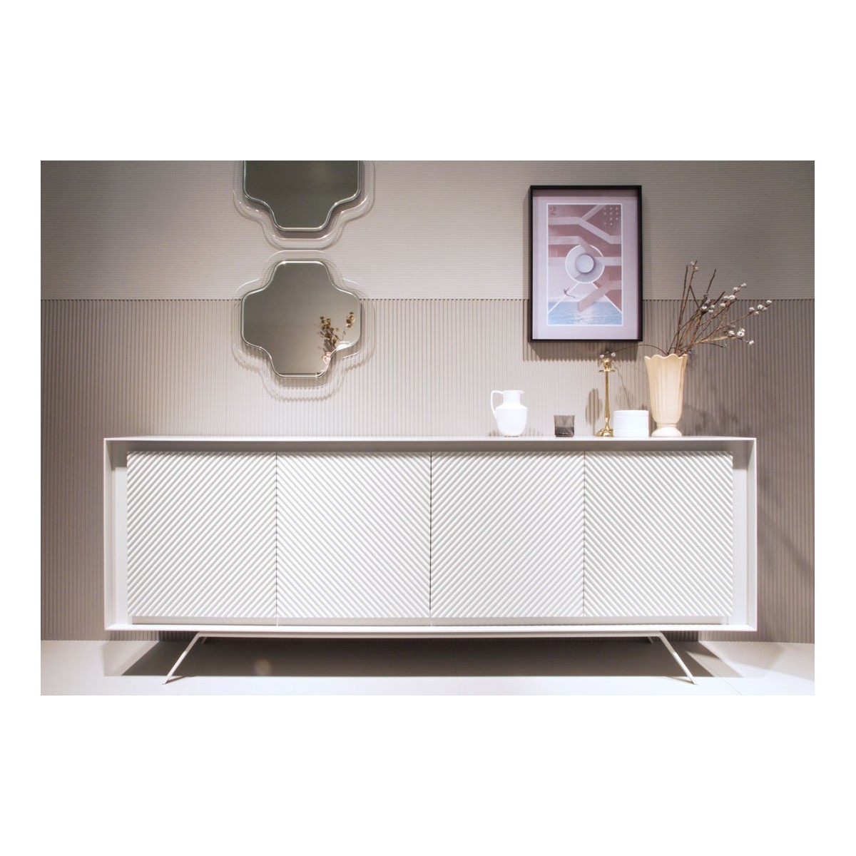 Sideboard Privacy Wave texture Capodopera Sideboard Privacy Wave texture Capodopera