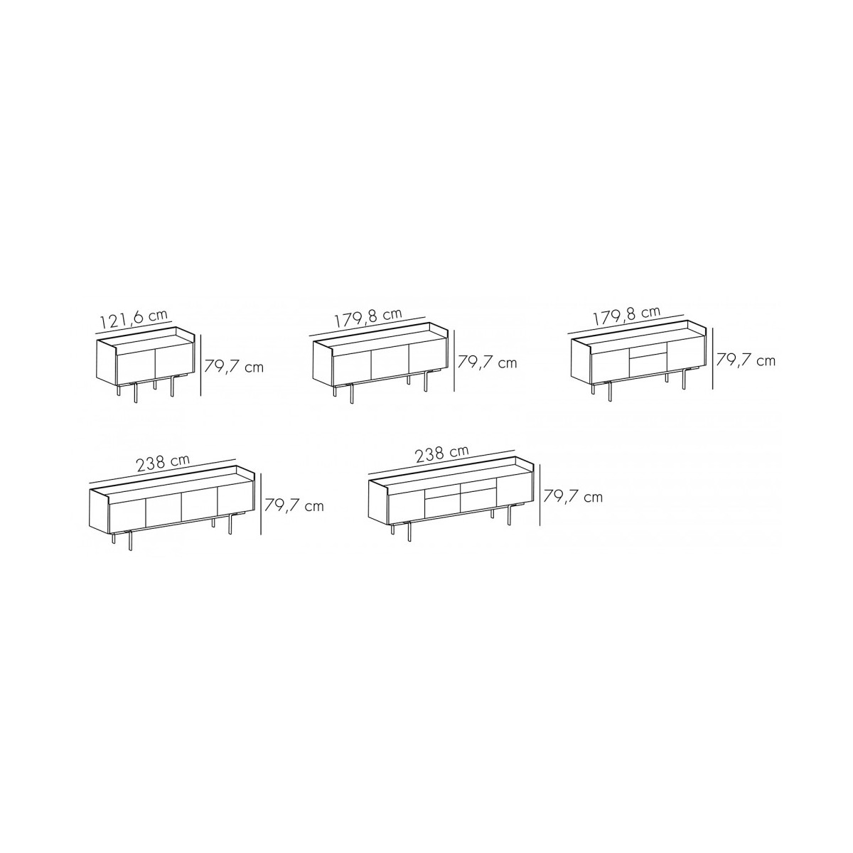 Sideboard Stockholm Punt Sideboard Stockholm Punt