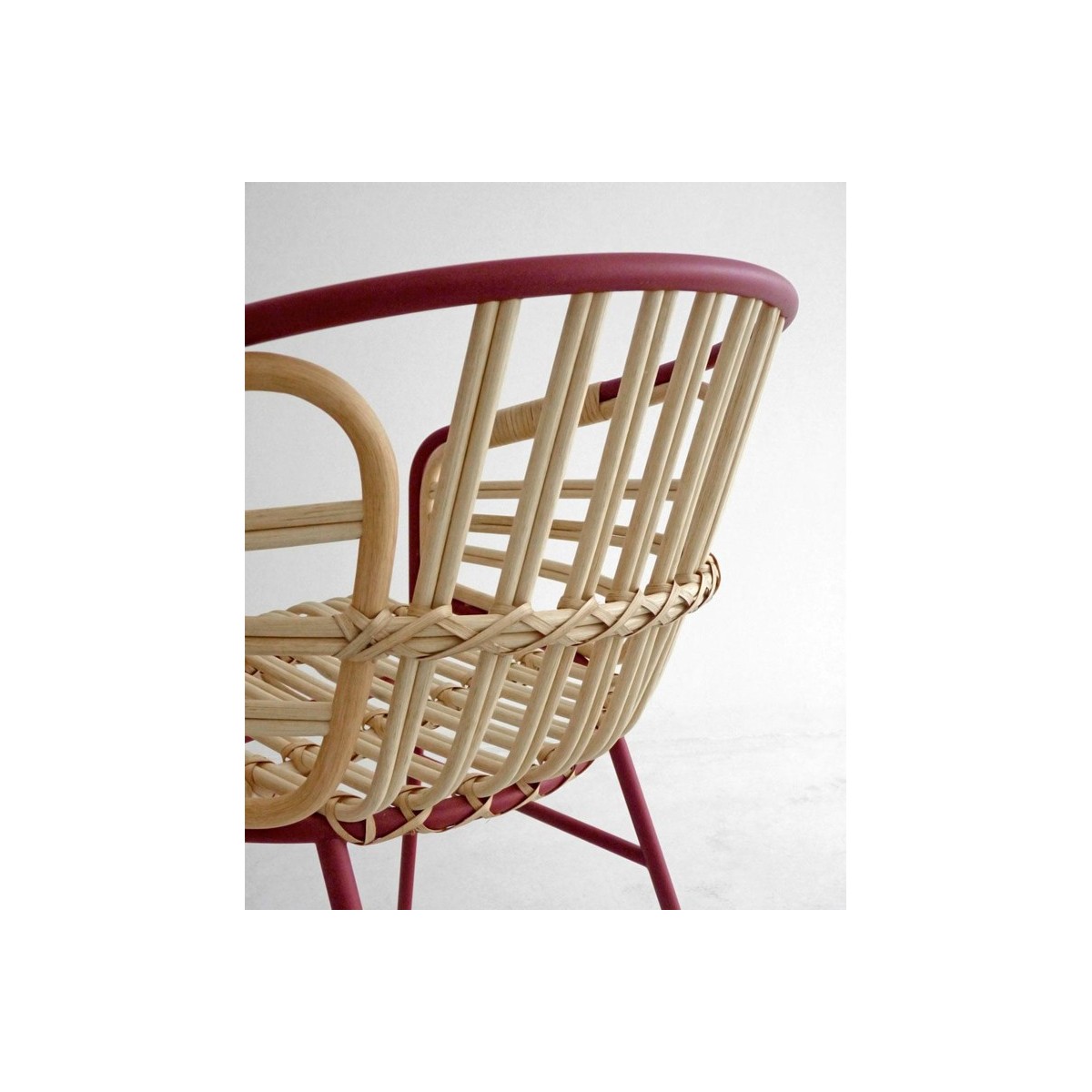 Poltroncina Raphia Rattan Horm Poltroncina Raphia Rattan Horm